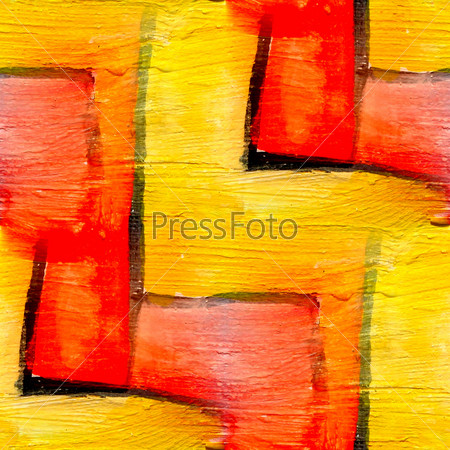 Фотография на тему Желто-оранжевый абстрактный акварельный бесшовный фон |  PressFoto