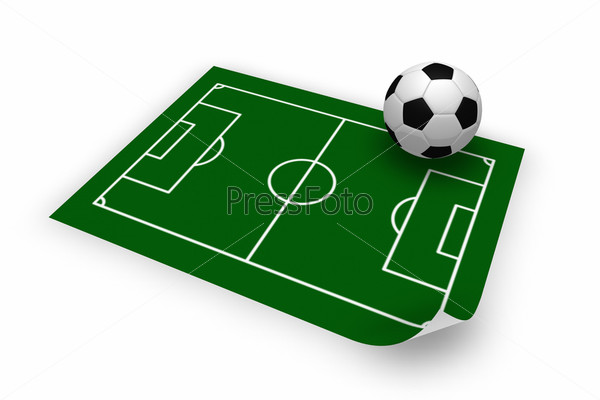 Футбольное поле: размер, площадь, разметка