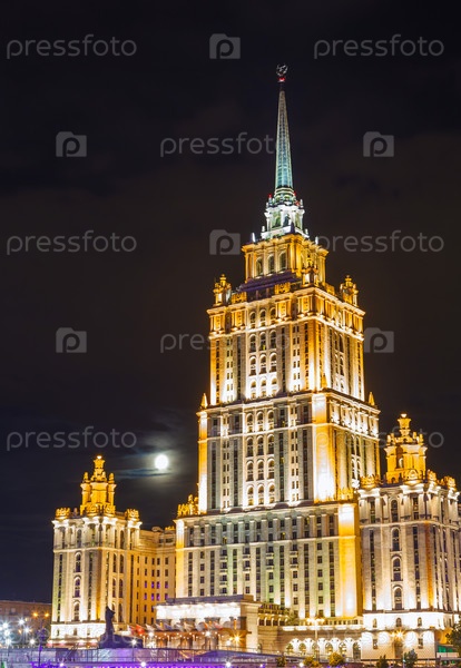 Фотография на тему Москва, Сталинская высотка | PressFoto