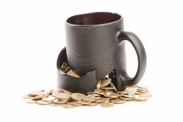 Парящая денежная кружка с монетками своими руками. Мастер-класс с пошаговыми фото