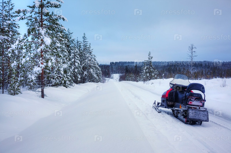 Лапландия снегоход