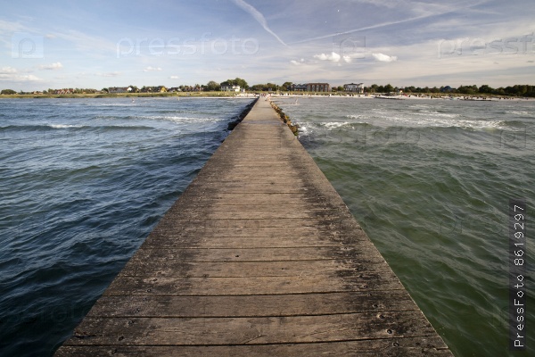 Asian sea receded shoreline