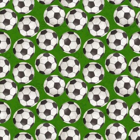 Фотография на тему Футбольные мячи бесшовный фон | PressFoto
