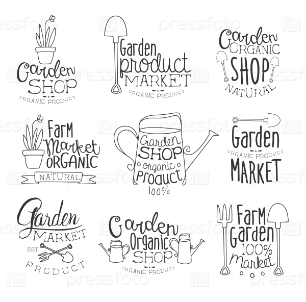 Вектор на тему Садоводство, дизайн логотипов | PressFoto