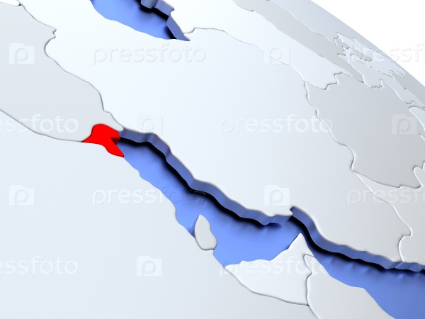 Фотография на тему Кувейт на карте мира