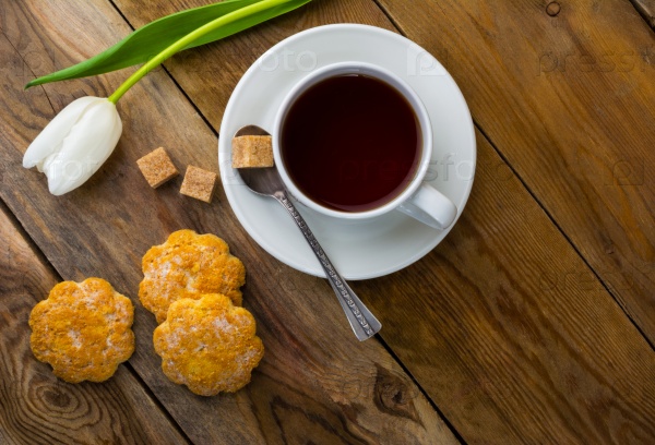 Tea and Biscuits Top view