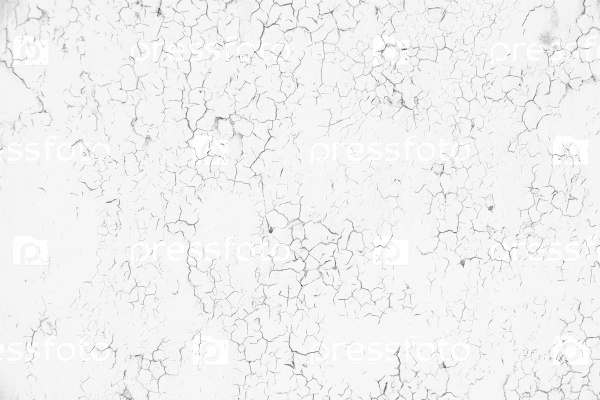 Текстура белой стены с трещинами