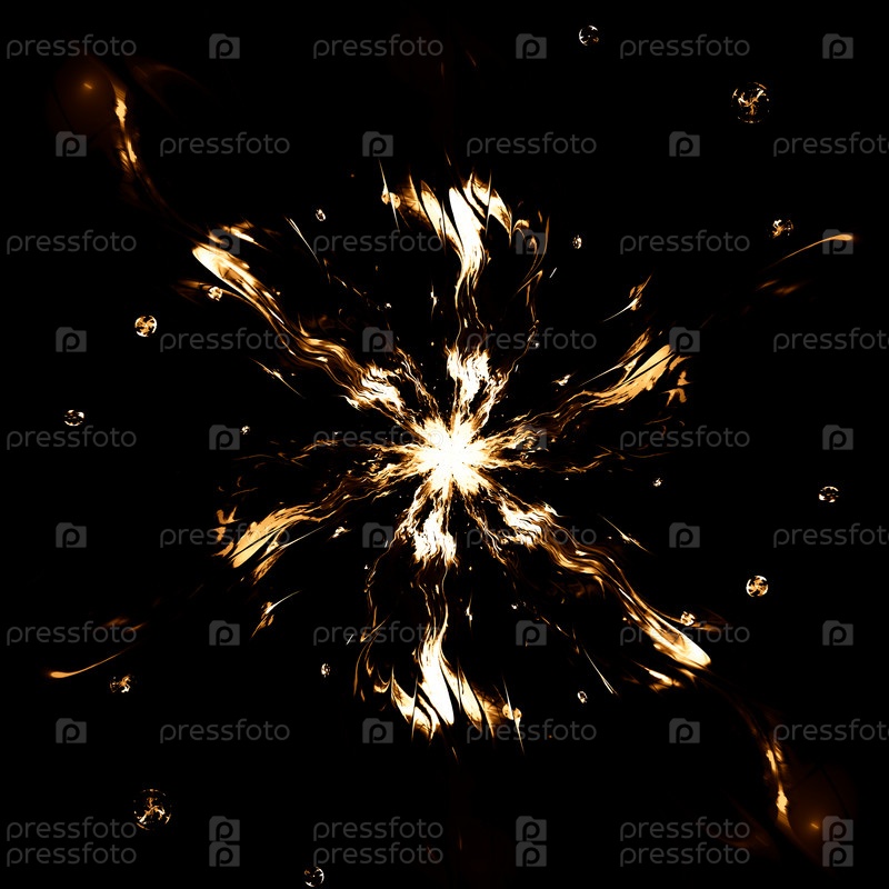 Иллюстрация на тему Фрактальный цветок | PressFoto