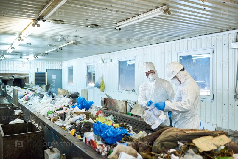 Sorting on Waste Recycling Plant