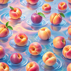 Peaches and Cream Wallpaper Review: Ren Hrz Стандартная шкала X. Генеративный ИИ - RomanZ