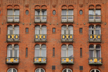 Детали фасада отеля Copenhagen Palace в Копенгагене,  - paha_l