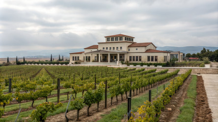 Откройте для себя красоту винодельни Tsimpidis Lakonian Winery в безмятежных пейзажах Греции. Генеративный искусственный интеллект - RomanZ