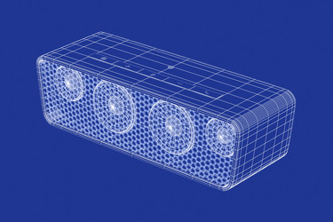3D-модель беспроводной колонки - milea