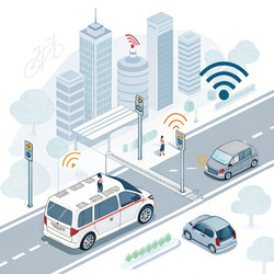 Стандарты связи для автономных транспортных средств на автобусной остановке в «умном» городе. Генеративный искусственный интеллект - RomanZ