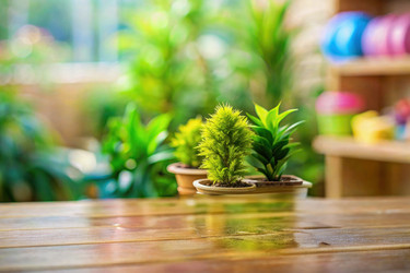 Роскошный комнатный сад с яркой зеленью и декоративными горшками в светлой комнате. Генеративный искусственный интеллект - RomanZ