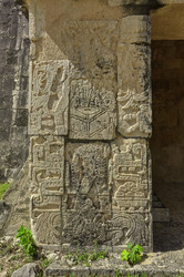 Ancient mayan carvings representing deities and rituals at chichén itzá - Pippocarlot