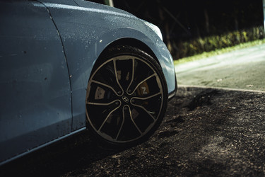 Синий руль для спортивного автомобиля Hyundai N - Pippocarlot