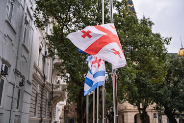 Грузинские и аджарские флаги гордо развеваются в Батуми - Pippocarlot