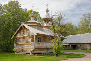 Великий Новгород, музей деревянного зодчества "Витославлицы". Часовня Кирика и Иулитты - Ivan Abornev
