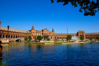 bridge of Plaza de España, Seville, Spain - Neirfy