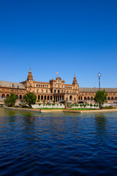 bridge of Plaza de España, Seville, Spain - Neirfy