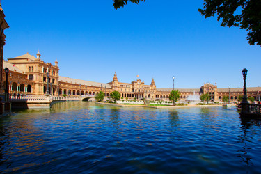 bridge of Plaza de España, Seville, Spain - Neirfy