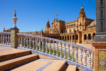 details of Plaza de España, Seville, Spain - Neirfy