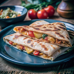 Вкуснейшая куриная кесадилья, вдохновленная популярными вкусами фастфуда. Генеративный искусственный интеллект - RomanZ