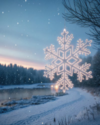 Откройте для себя волшебную стандартную шкалу Snowflakerz в зимней сказке. Генеративный ИИ - RomanZ