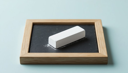 Миниатюрная черная доска для рисования мелом на синем столе, небольшие школьные принадлежности для начала учебного года, меню или макет - Kulkann75