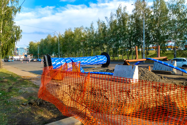 Восстановление трубопровода под городской улицей с использованием ремонтной муфты из длинной трубы внутри поврежденного магистрального трубопровода - dkorostilev78