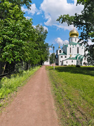 Летний вид Феодоровского Государева собора в Царском Селе (Пушкин), Санкт-Петербург, Россия - Prokrida