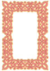 Рамка орнамент модерн/modern frame - vectorus