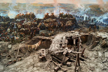 Фрагмент панорамы "Оборона Севастополя". Севастополь, Крым. 2015 год - yablokov