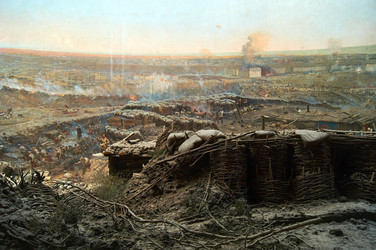 Фрагмент панорамы "Оборона Севастополя". Севастополь, Крым. 2015 год - yablokov