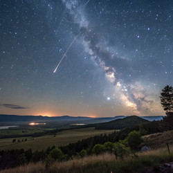Видеоролик Stargazer Time Lapse демонстрирует потрясающий вид ночного неба. Генеративный искусственный интеллект - RomanZ