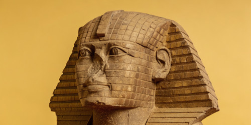 Скульптура Большого Сфинкса Гизы на фоне здания в современном контексте. Генеративный ИИ - RomanZ