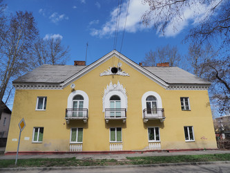 Г. Иркутск. Старые дома. Сталинки. Irkutsk. (marka) - marka