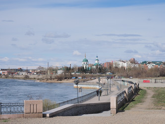 Г. Иркутск. Знаменский женский монастырь. (во имя Знамения Пресвятой Богородицы. Основан в 1689 г.) (marka) - marka