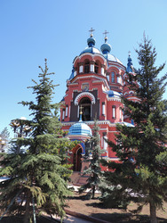 Г. Иркутск. Церковь Казанской иконы Божией Матери. Irkutsk. (marka) - marka