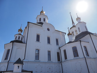 Г. Иркутск. Михаило-Архангельский Харлампиевский храм. Irkutsk. (marka) - marka