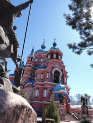 Г. Иркутск. Церковь Казанской иконы Божией Матери. Irkutsk. (marka) - marka
