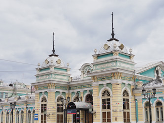 Г. Иркутск. Железнодорожный вокзал. Irkutsk. (marka) - marka