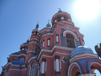 Г. Иркутск. Церковь Казанской иконы Божией Матери. Irkutsk. (marka) - marka