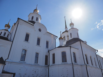 Г. Иркутск. Михаило-Архангельский Харлампиевский храм. Irkutsk. (marka) - marka