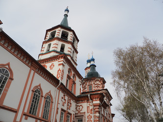 Г. Иркутск. Крестовоздвиженская церковь. Irkutsk. (marka) - marka