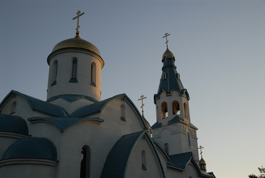 Храм Пресвятой Богородицы. Южно-Сахалинск. Сахалин. Sakhalin. (marka) - marka