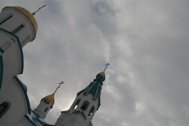 Храм Пресвятой Богородицы. Южно-Сахалинск. Сахалин. Sakhalin. (marka) - marka