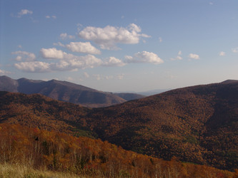 Вид с горнолыжного комплекса «Горный воздух».  Сахалин. View of the ski complex "Gorny Vozduh". Sakhalin. (marka) - marka