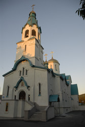Храм Пресвятой Богородицы. Южно-Сахалинск. Сахалин. Sakhalin. (marka) - marka